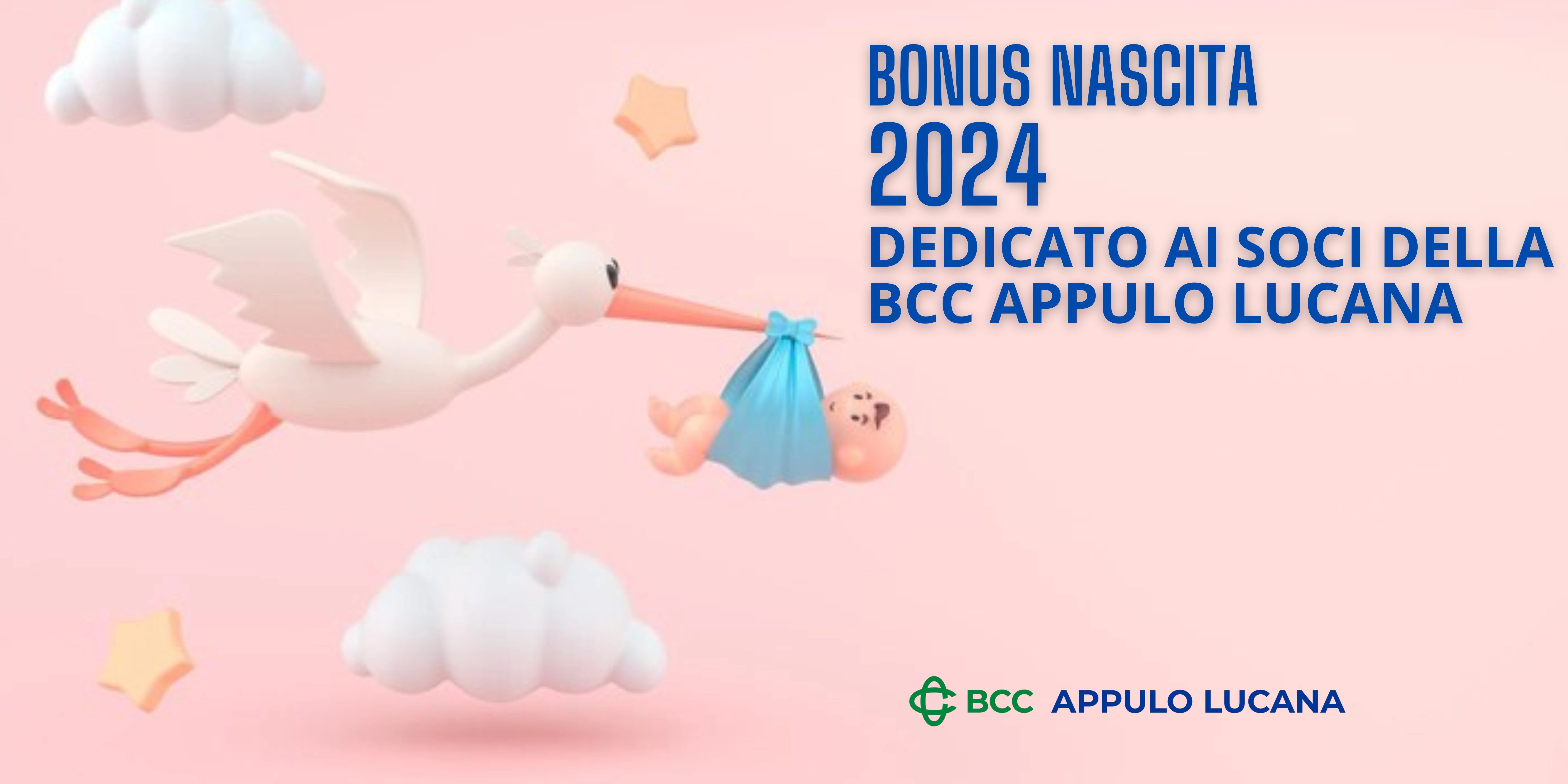 Bonus Nascita 2024 Dedicato ai Soci della BCC Appulo Lucana