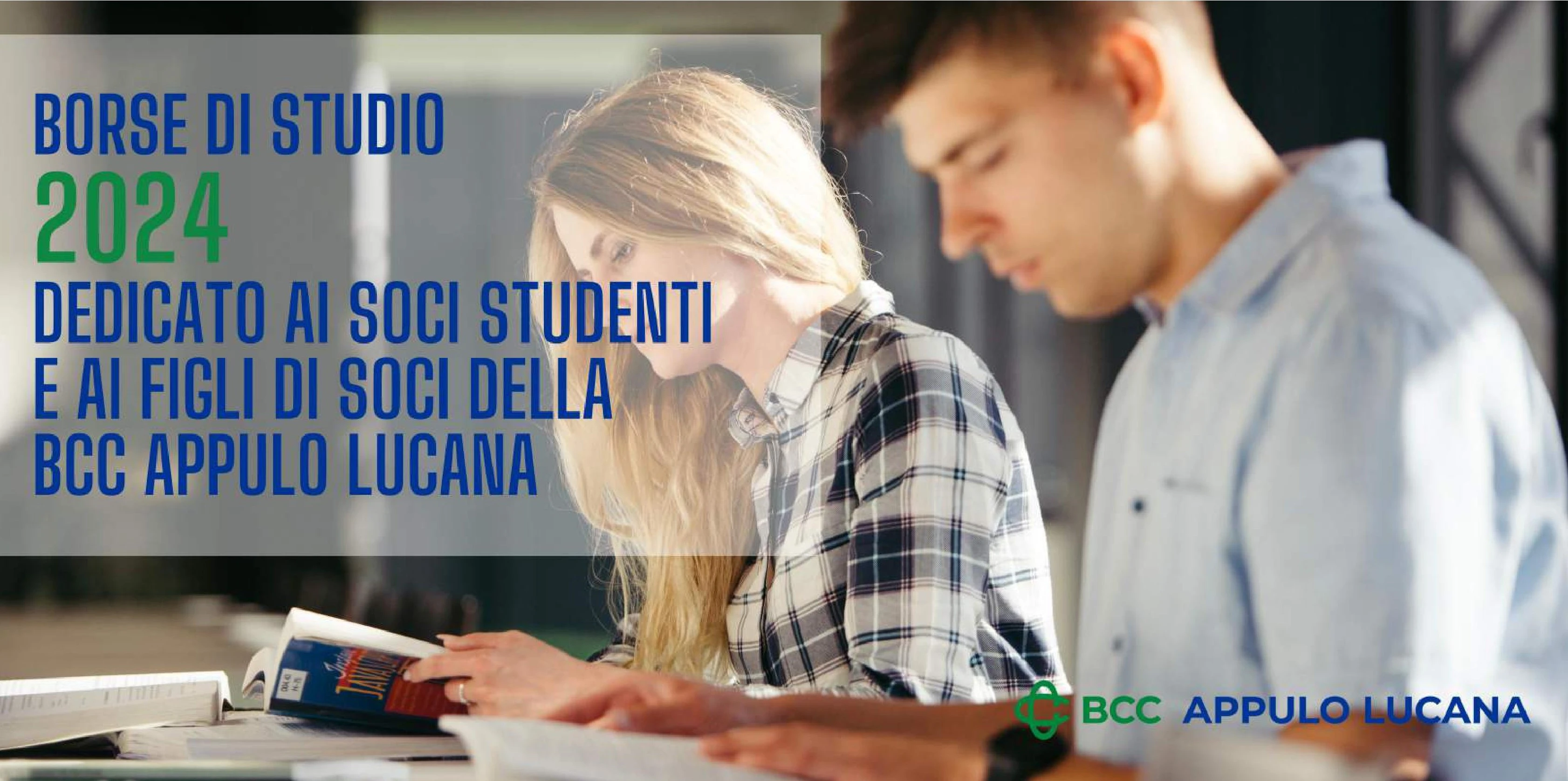 Borsa di Studio 2024 dedicata ai soci studenti e ai figli soci della BCC Appulo Lucana